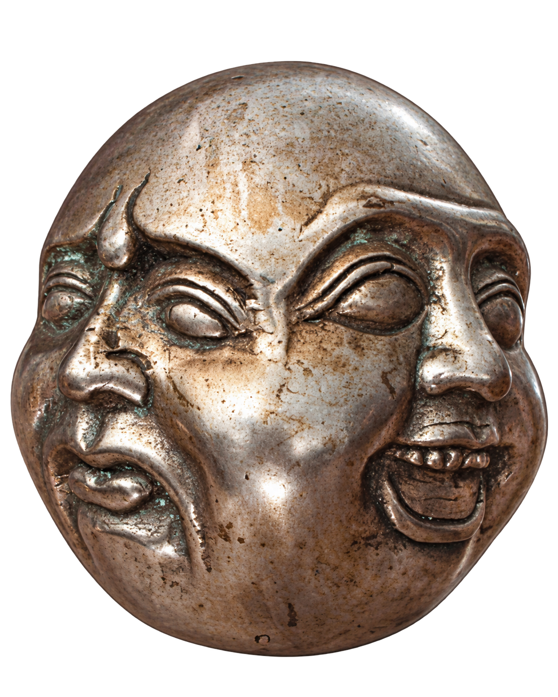 bronze four-faced buddha